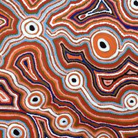 Aboriginal Artwork by Nellie Roberts Tjawina, Irrunytju minyma, 91x91cm