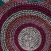 Aboriginal Artwork by Nariva Moketarinja, Walka Wiru Ngura Wiru, 107x46cm