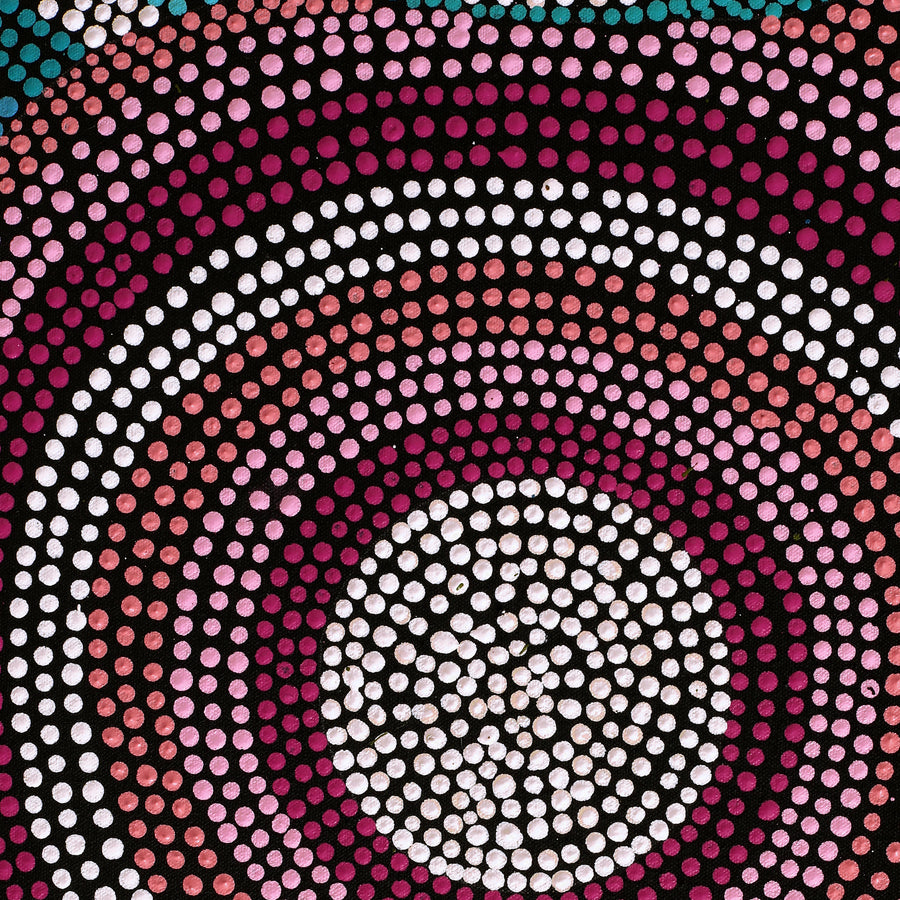 Aboriginal Artwork by Nariva Moketarinja, Walka Wiru Ngura Wiru, 107x46cm