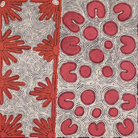 Aboriginal Artwork by Nita Connelly, Kungkarangkalpa (Seven Sisters Story), 91x91cm