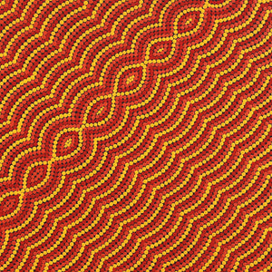 Aboriginal Art by Noah Long, Walka Wiru Ngura Wiru, 91x91cm - ART ARK®