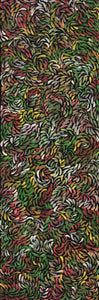 Aboriginal Artwork by Nola Napangardi Fisher, Purrpalanji (Skinny Bush Banana) Jukurrpa, 91x30cm - ART ARK®