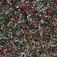 Aboriginal Artwork by Nola Napangardi Fisher, Purrpalanji (Skinny Bush Banana) Jukurrpa, 91x30cm
