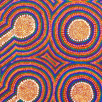 Aboriginal Artwork by Nola Kantawarra, Yultukunpa - Honey Grevillea, 89x78cm