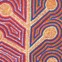Aboriginal Artwork by Nola Kantawarra, Yultukunpa - Honey Grevillea, 89x78cm