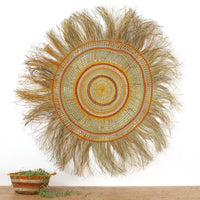 Aboriginal Artwork by Noreena Ashley Matay, Gapuwiyak - Woven Mat, 140cm
