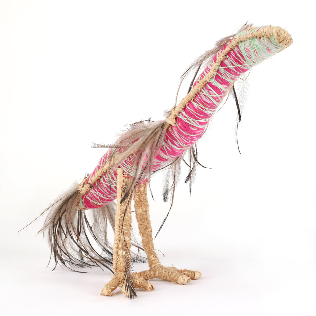 Aboriginal Artwork by Noreen Heffernan - Bird Tjanpi Sculpture