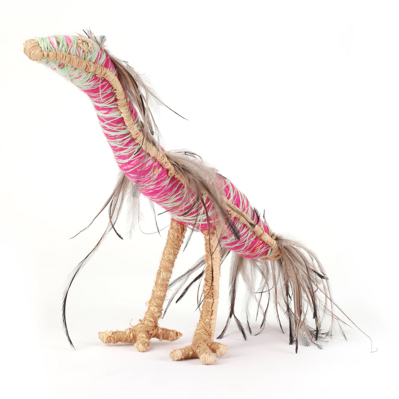 Aboriginal Artwork by Noreen Heffernan - Bird Tjanpi Sculpture