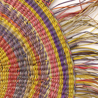 Aboriginal Artwork by Noreena Ashley Matay, Gapuwiyak - Woven Mat, 89cm