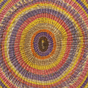 Aboriginal Artwork by Noreena Ashley Matay, Gapuwiyak - Woven Mat, 89cm - ART ARK®