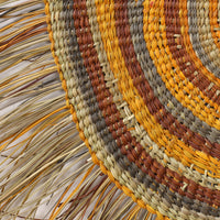 Aboriginal Artwork by Noreena Ashley Matay, Gapuwiyak - Woven Mat, 95cm
