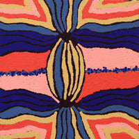 Aboriginal Artwork by Norissa Nampijinpa Watson, Ngapa Jukurrpa - Puyurru, 30x30cm