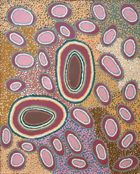 Aboriginal Artwork by Norma Baker, Tjukula Tjuta, 61x45cm
