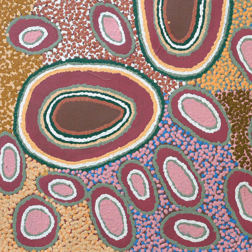 Aboriginal Artwork by Norma Baker, Tjukula Tjuta, 61x45cm