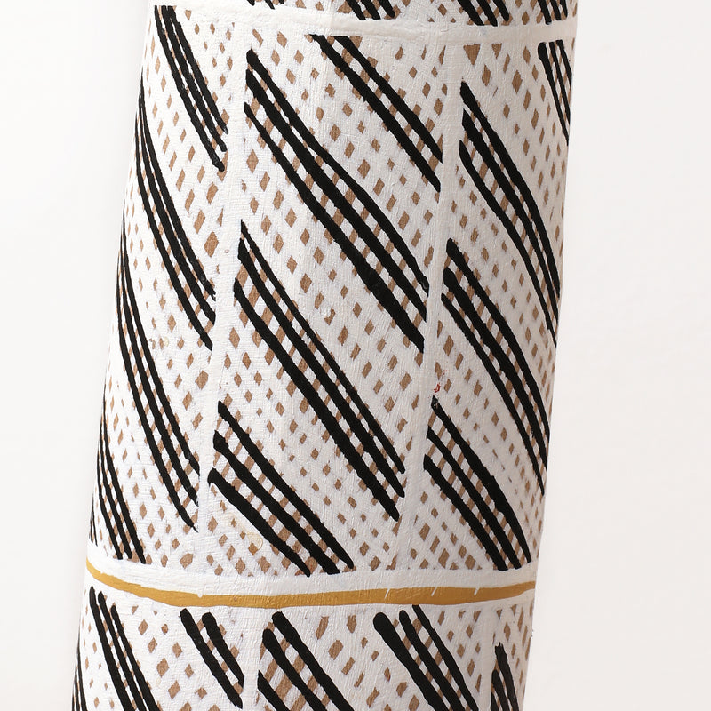 Aboriginal Artwork by Norman Wilfred, Hollow Coffin Log, 66cm