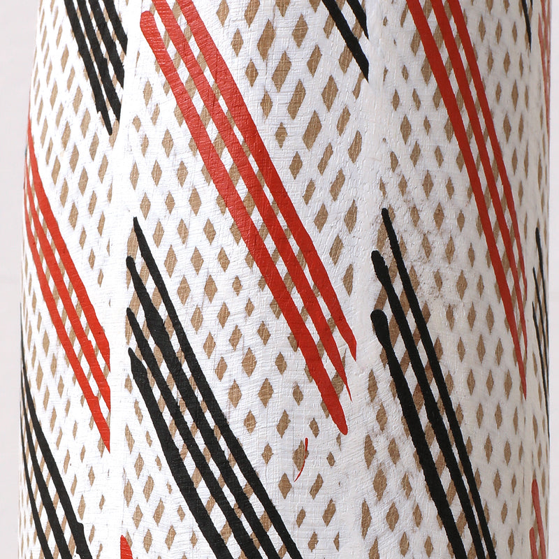 Aboriginal Artwork by Norman Wilfred, Hollow Coffin Log, 71cm