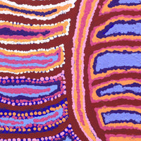 Aboriginal Artwork by Pamela Napurrurla Walker, Yumari Jukurrpa (Yumari Dreaming), 30x30cm