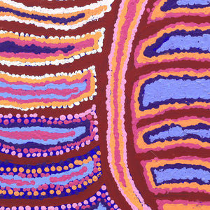 Aboriginal Artwork by Pamela Napurrurla Walker, Yumari Jukurrpa (Yumari Dreaming), 30x30cm - ART ARK®