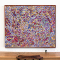 Aboriginal Artwork by Patricia Multa, Ininti at Muruntji, 122x101.5cm