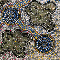 Aboriginal Artwork by Patricia Patterson, Umutju, 61x61cm