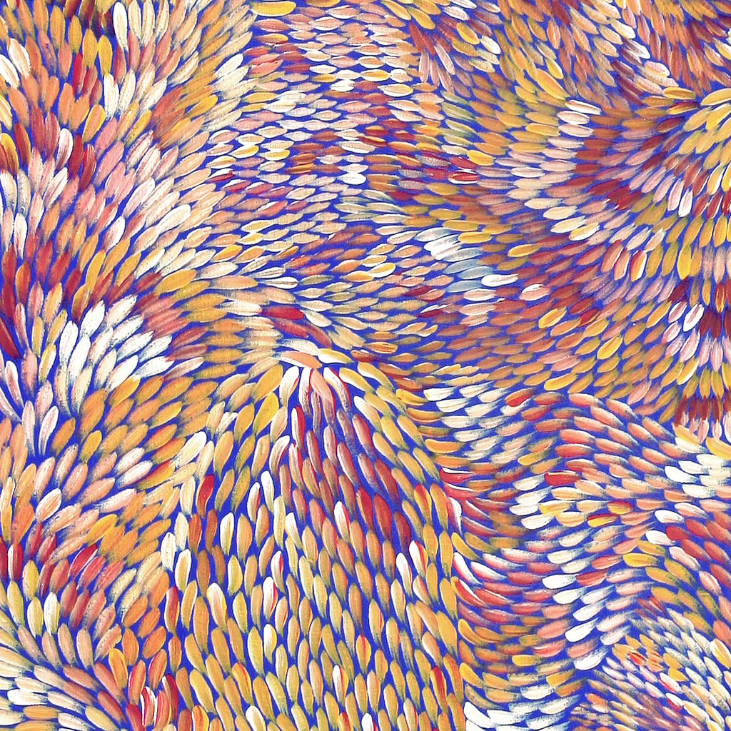 Aboriginal Artwork by Patricia Multa, Ininti at Muruntji, 182x40cm