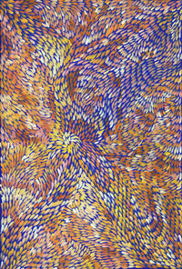 Aboriginal Artwork by Patricia Multa, Ininti at Muruntji, 60x40cm