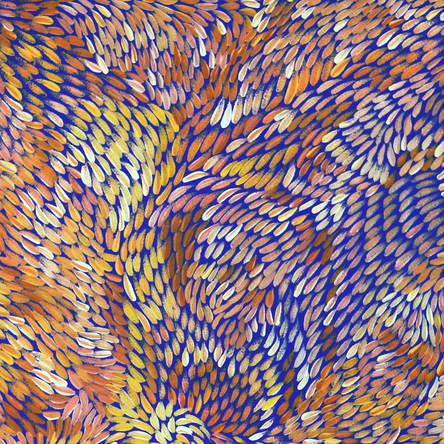 Aboriginal Artwork by Patricia Multa, Ininti at Muruntji, 60x40cm