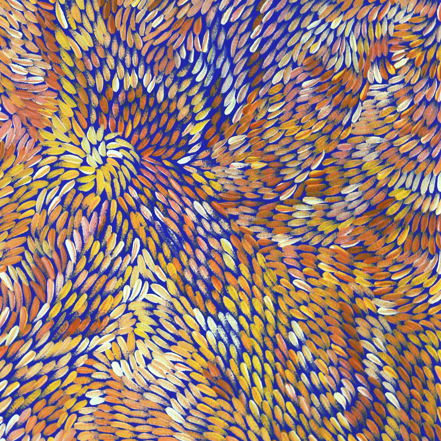 Aboriginal Artwork by Patricia Multa, Ininti at Muruntji, 60x40cm