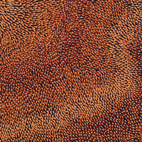Aboriginal Artwork by Pauline Coombes, Bushfire painting, 122x51cm