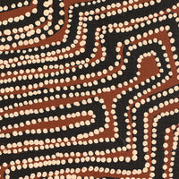 Aboriginal Artwork by Pauline Napangardi Gallagher, Lukarrara Jukurrpa, 107x107cm