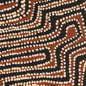 Aboriginal Artwork by Pauline Napangardi Gallagher, Lukarrara Jukurrpa, 107x107cm - ART ARK®