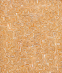 Aboriginal Artwork by Pauline Napangardi Gallagher, Lukarrara Jukurrpa, 107x91cm