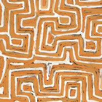 Aboriginal Artwork by Pauline Napangardi Gallagher, Lukarrara Jukurrpa, 107x91cm