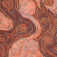 Aboriginal Artwork by Pauline Napangardi Gallagher, Mina Mina Jukurrpa, 122x107cm