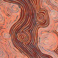 Aboriginal Artwork by Pauline Napangardi Gallagher, Mina Mina Jukurrpa, 122x107cm