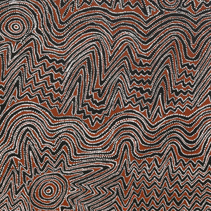 Aboriginal Art by Pauline Napangardi Gallagher, Lukarrara Jukurrpa, 122x122cm - ART ARK®