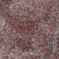 Aboriginal Artwork by Pauline Napangardi Gallagher, Lukarrara Jukurrpa, 122x122cm