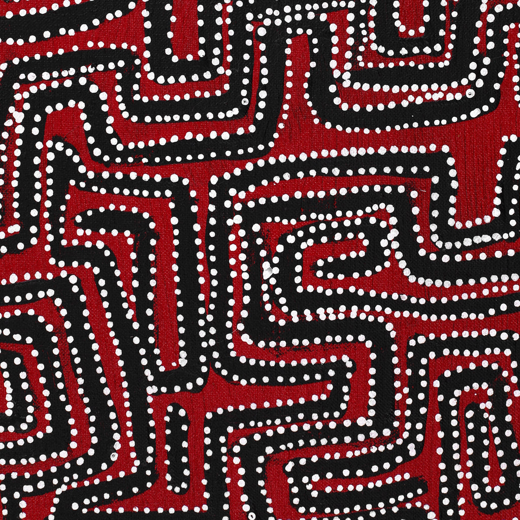 Aboriginal Artwork by Pauline Napangardi Gallagher, Lukarrara Jukurrpa, 152x122cm