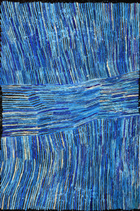 Aboriginal Artwork by Pauline Napangardi Gallagher, Mina Mina Jukurrpa, 182x122cm