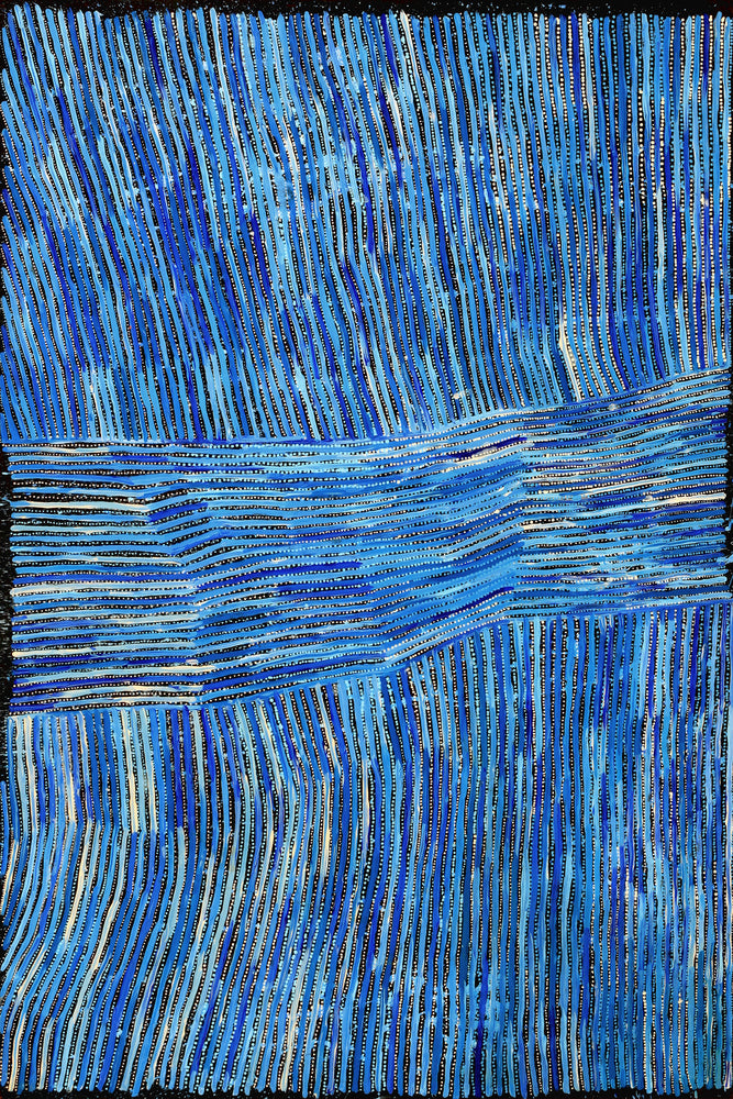Aboriginal Artwork by Pauline Napangardi Gallagher, Mina Mina Jukurrpa, 182x122cm