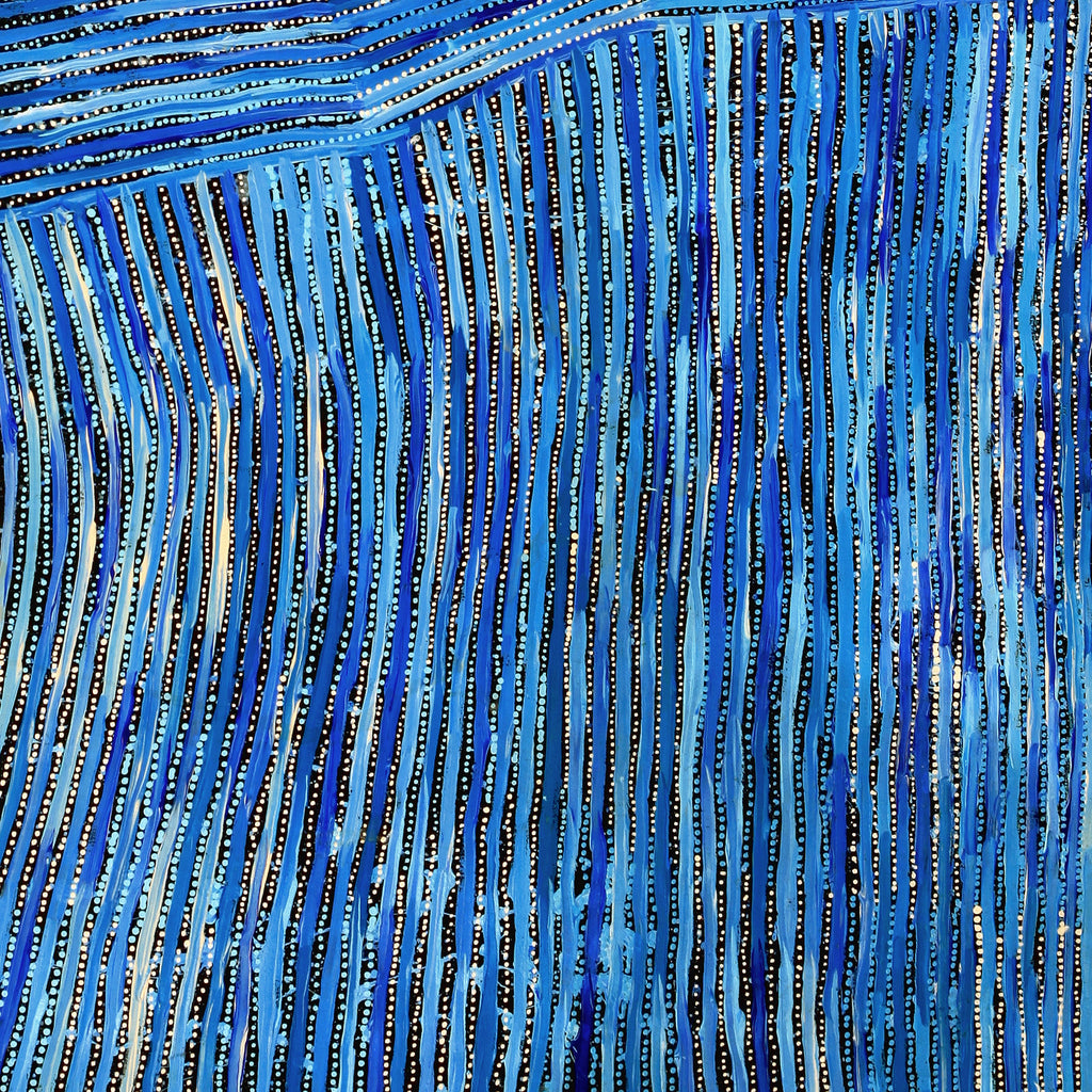 Aboriginal Artwork by Pauline Napangardi Gallagher, Mina Mina Jukurrpa, 182x122cm