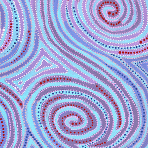 Aboriginal Artwork by Pauline Napangardi Gallagher, Mina Mina Jukurrpa, 91x61cm - ART ARK®