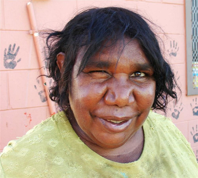 Aboriginal Artwork by Pauline Napangardi Gallagher, Mina Mina Jukurrpa, 30x30cm
