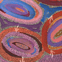 Aboriginal Artwork by Pauline Nampijinpa Singleton, Yankirri Jukurrpa (Emu Dreaming) - Ngarlikurlangu, 91x61cm
