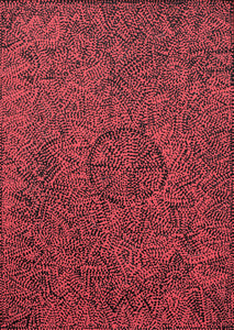 Aboriginal Art by Pauline Napangardi Gallagher, Mina Mina Jukurrpa, 107x76cm - ART ARK®