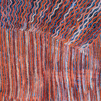 Aboriginal Artwork by Pauline Napangardi Gallagher, Mina Mina Jukurrpa, 152x122cm