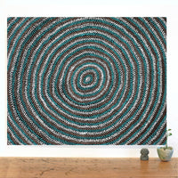 Aboriginal Art by Peggy Nampijinpa Brown, Warlukurlangu Jukurrpa (Fire country Dreaming), 76x61cm - ART ARK®