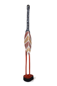Aboriginal Artwork by Peter (Justin) Guyula Wuyulngurra, Gapuwiyak - Carved Heron Sculpture