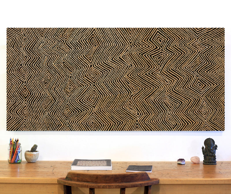 Aboriginal Artwork by Phyllis Donegan, Walka Wiru Ngura Wiru, 152x72cm