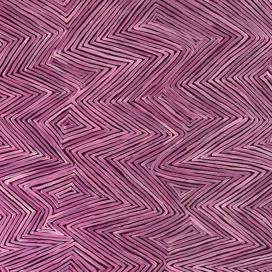 Aboriginal Artwork by Phyllis Donegan, Walka Wiru Ngura Wiru, 91x91cm